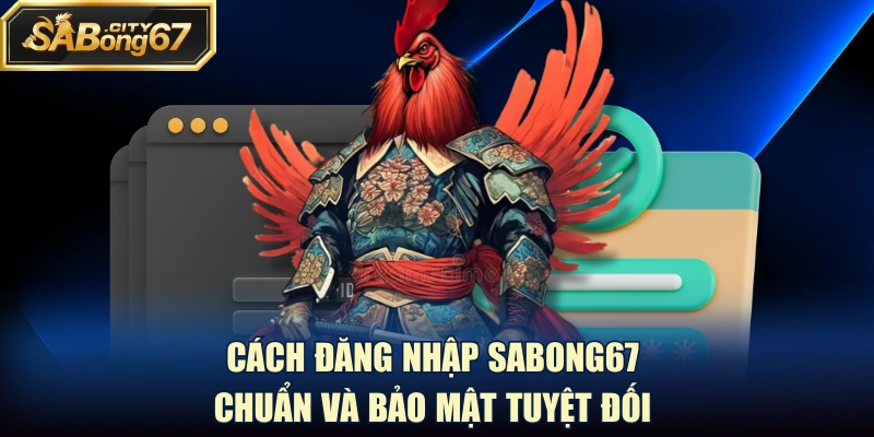 Cách Đăng Nhập Sabong67 Chuẩn Và Bảo Mật Tuyệt Đối