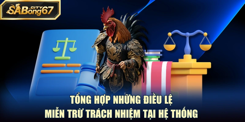 Tổng hợp những điều lệ miễn trừ trách nhiệm tại hệ thống